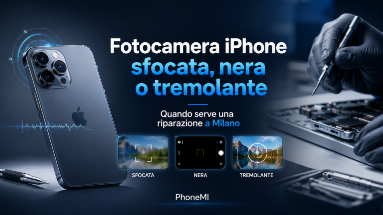 Riparazione fotocamera iPhone Milano