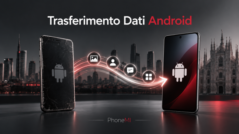 Trasferimento dati Android a Milano tra vecchio e nuovo smartphone