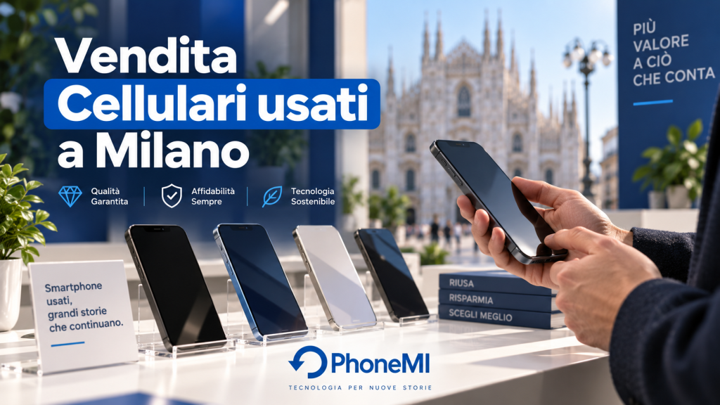 Vendita cellulari usati a Milano: smartphone controllati e garantiti da PhoneMI 1 Vendita cellulari usati Milano